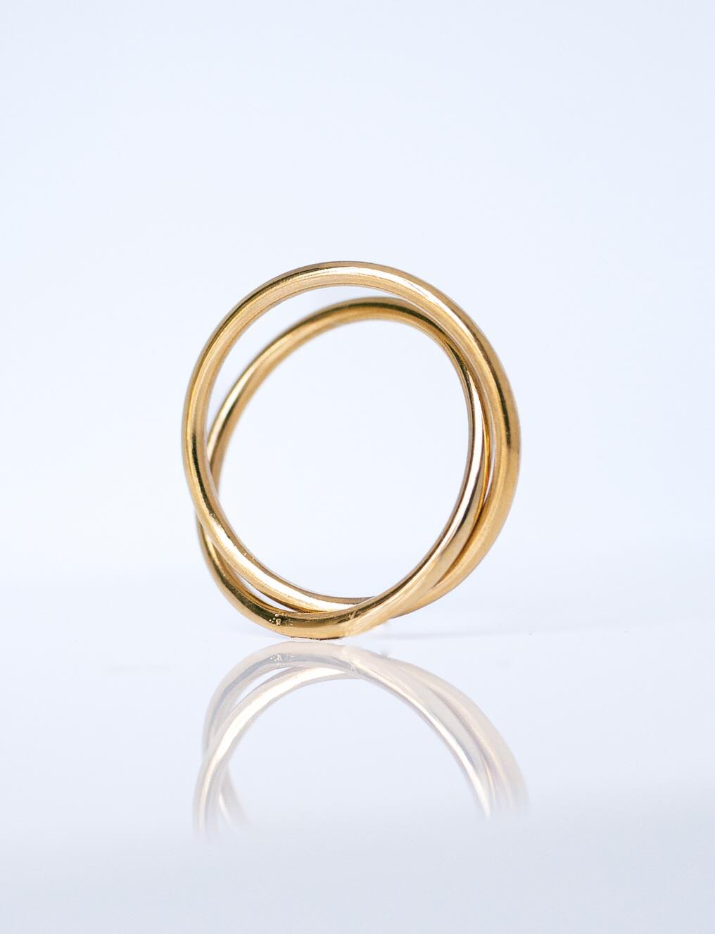 18K DOUBLE RING