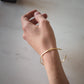 18K SLIGHTLY HAMMERED SIGNATURE  BRACELET